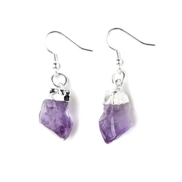 Amethyst Point Earrings