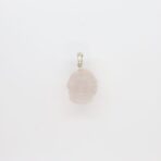 Rose Quartz skull pendant
