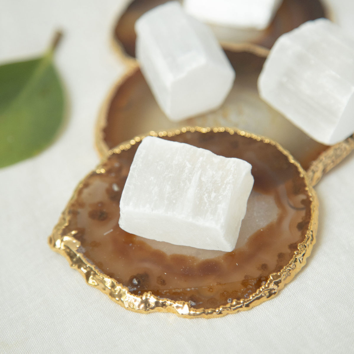 selenite chunks