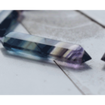 rainbow fluorite double point wand