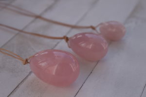 rose quartz yoni eggs