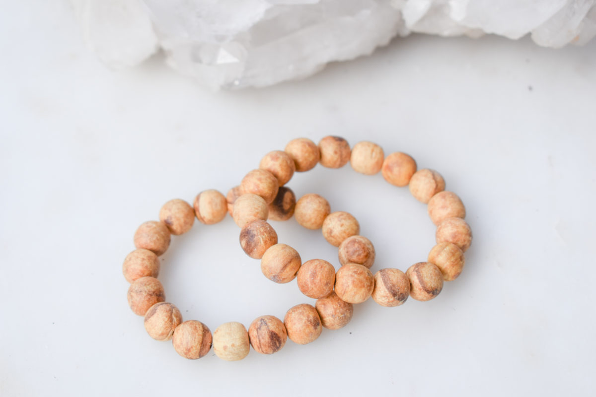 palo santo stretch bracelet