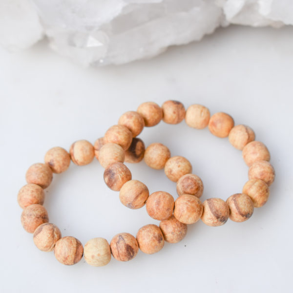 palo santo stretch bracelet