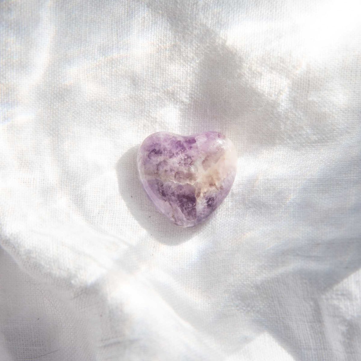 amethyst gemstone heart