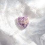 amethyst gemstone heart