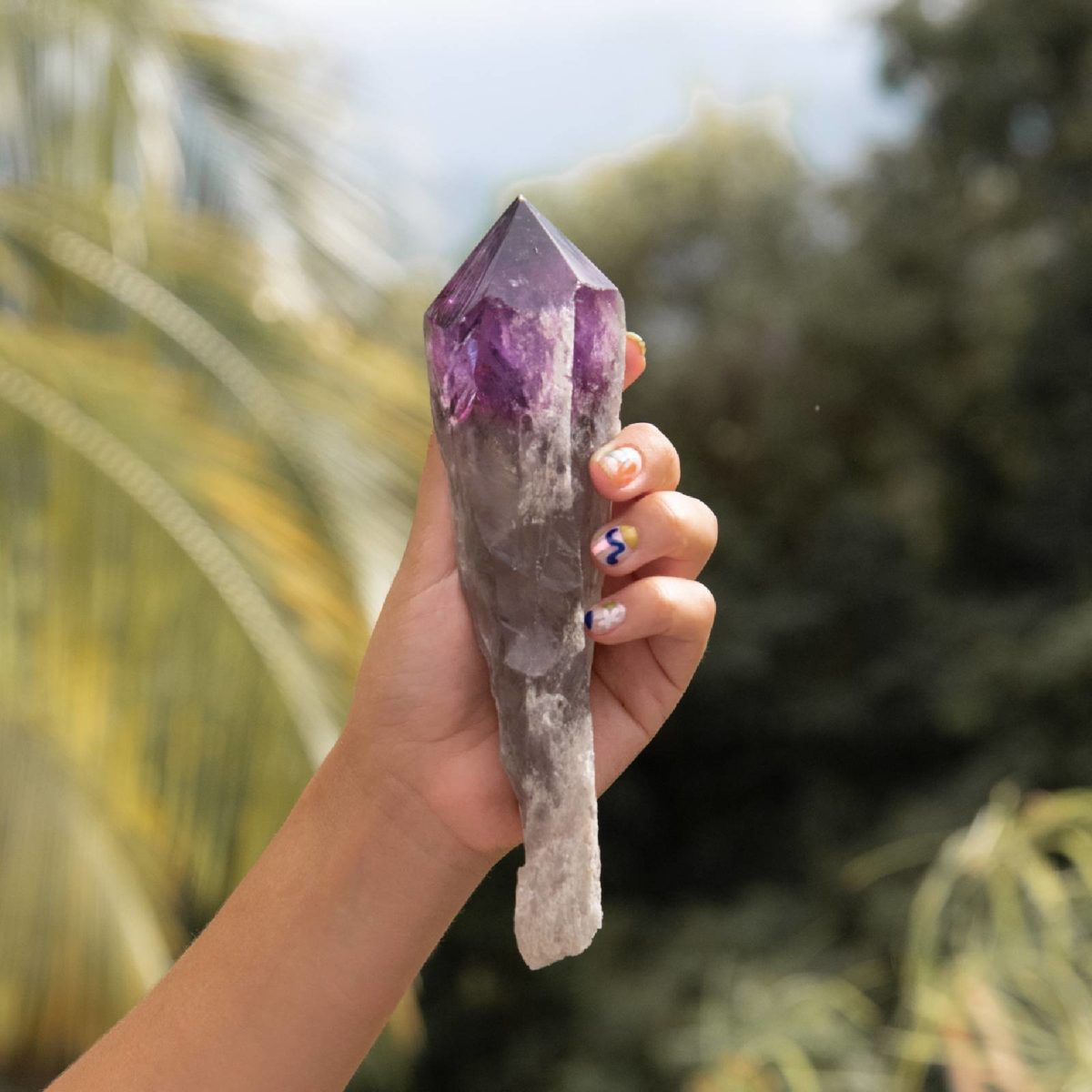 amethyst point wand