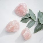 rose quartz rough stone