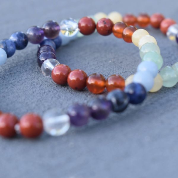 7 chakra gemstone bracelet