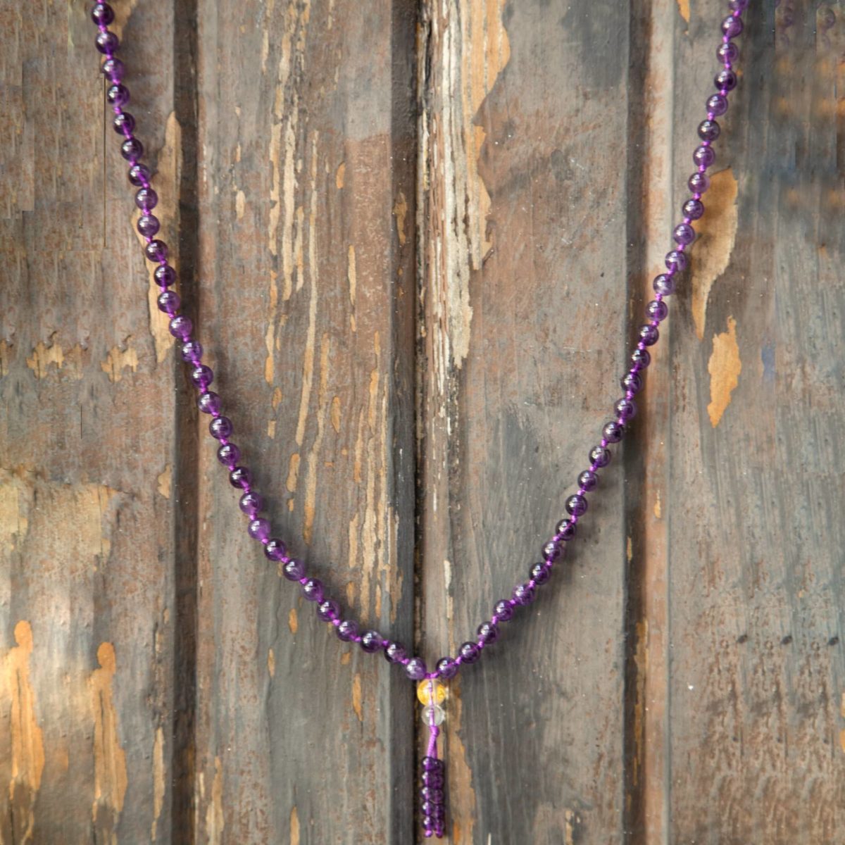 amethyst mala