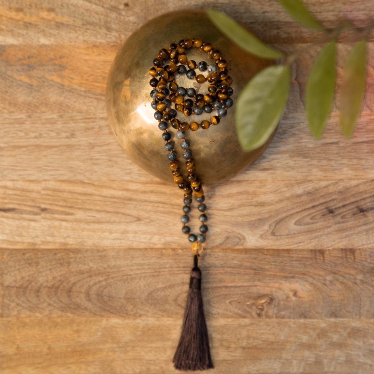 tiger's eye mala