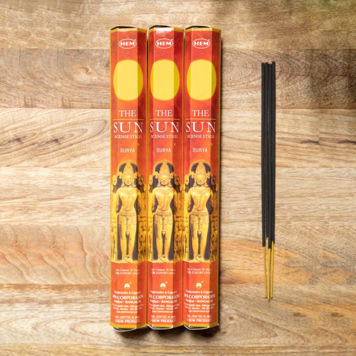 the sun incense stick