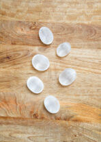 selenite worry stone