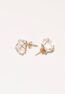 clear quartz earring