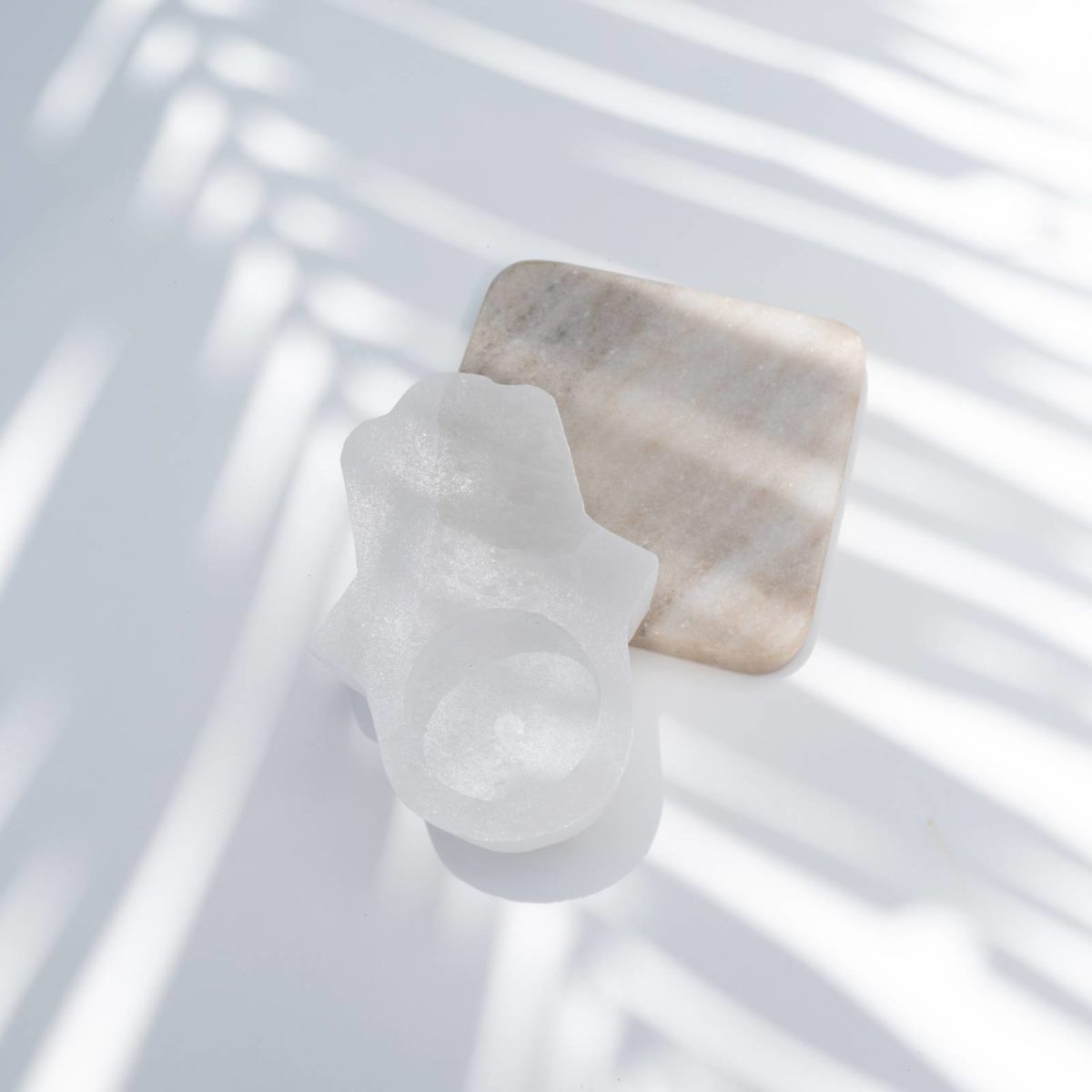 selenite hamsa