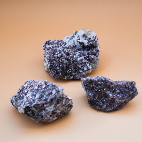 lepidolite rough