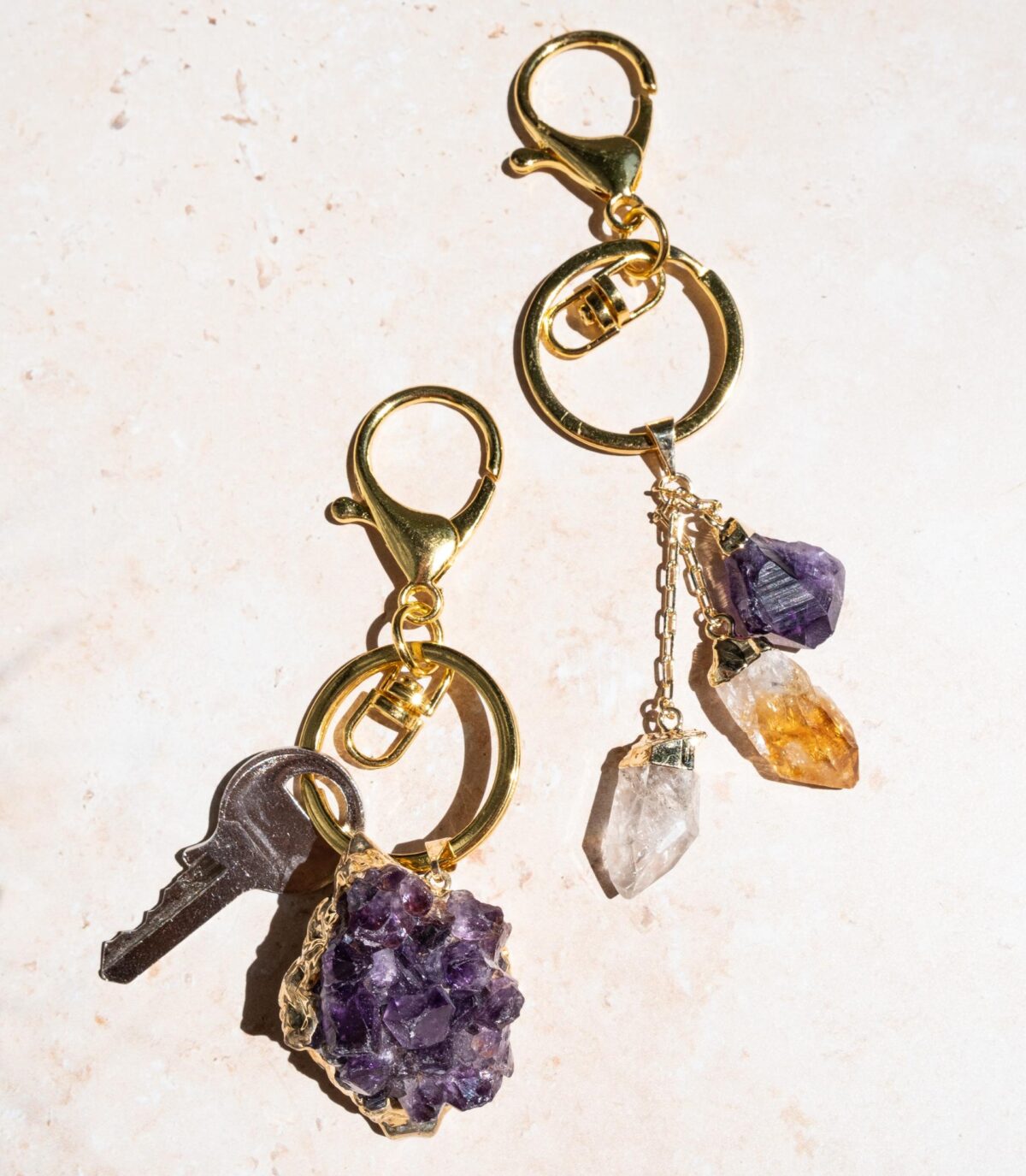 gemstone keychains gf