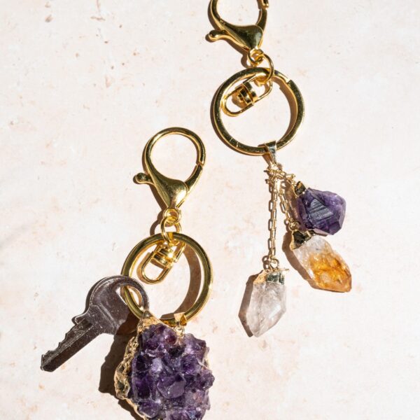 gemstone keychains gf