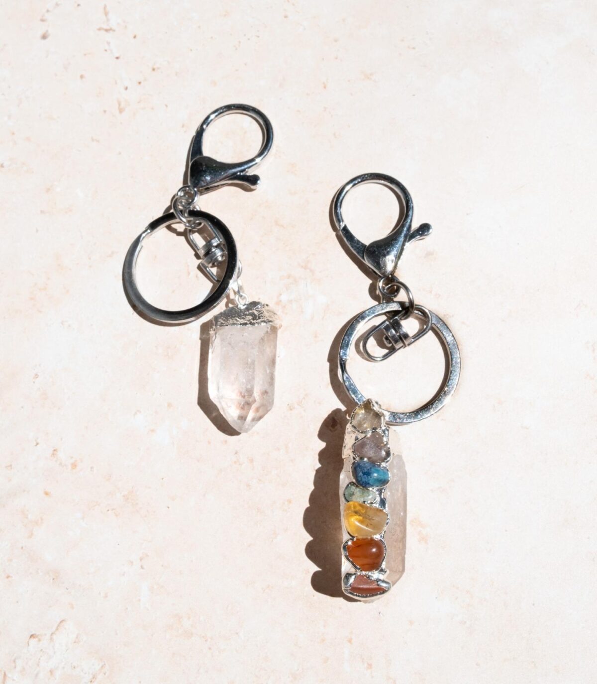 clear quartz keychains sf