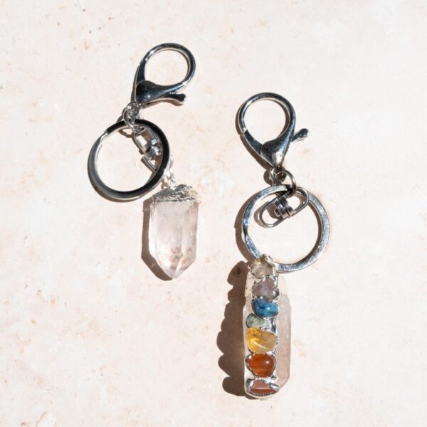 clear quartz keychains sf