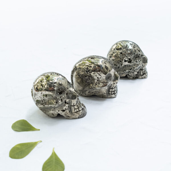 Pyrite skull