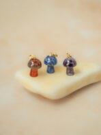 mini mushroom pendants