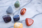 7 chakra tumbled stone set