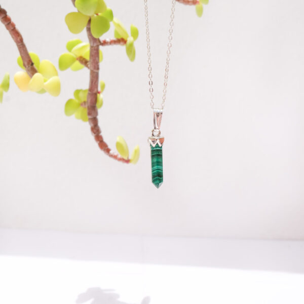 Malachite Mini Point Pendant