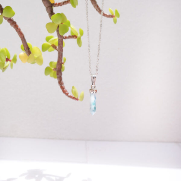 Larimar Mini Point Pendant