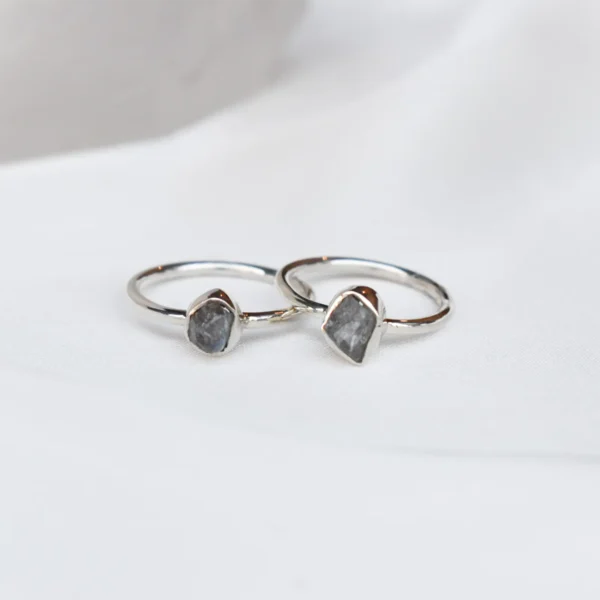 Labradorite Natural Silver Ring